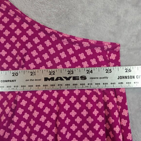 Lane Bryant Womens 22/24 Pink Top Ruched Skirt Set flowy stretchy vacation fun - Picture 8 of 15